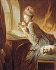 The Love Letter by Jean-Honore Fragonard